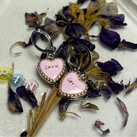 Love Heart Earrings - Picture 4 of 4